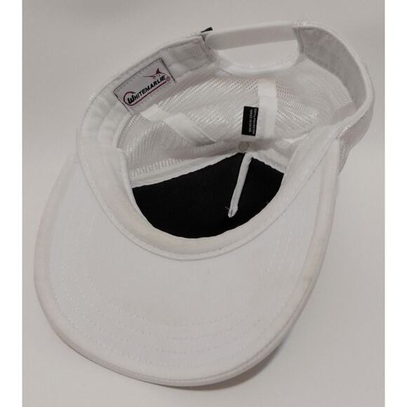 WhiteMarlie Mesh Truckers Hat Snapback Marlin Fishing Cap - Picture 8 of 9